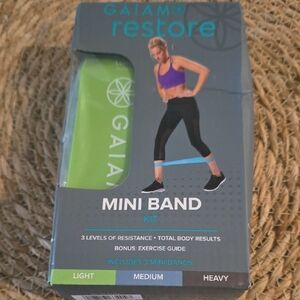 GAIAM Mini Band Kit - Green and Blue